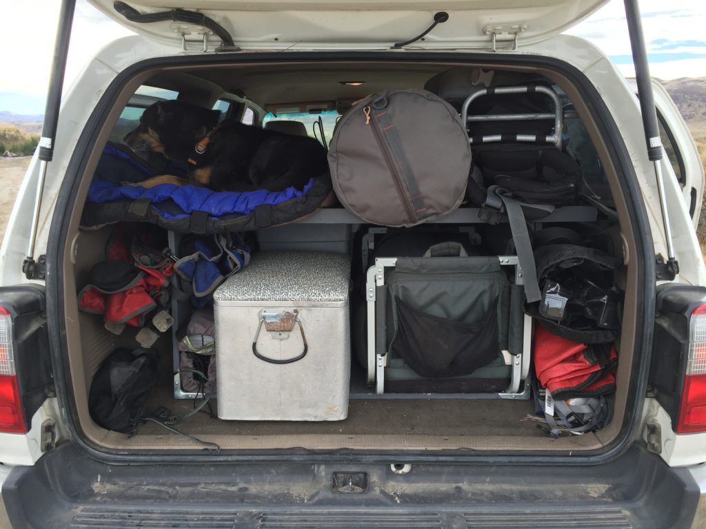 DIY SUV cargo deck V1 with no slide-out table
