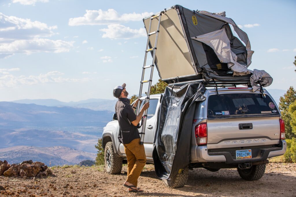 Deploying a Roof Top Tent on a Toyota Tacoma