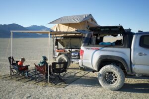 Trailer Camping Setup