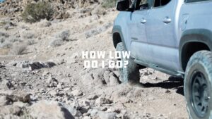 How low do I air down for overlanding?